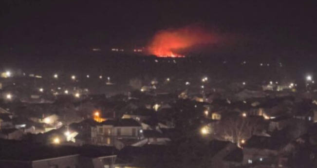 Пожар во околината на Битола