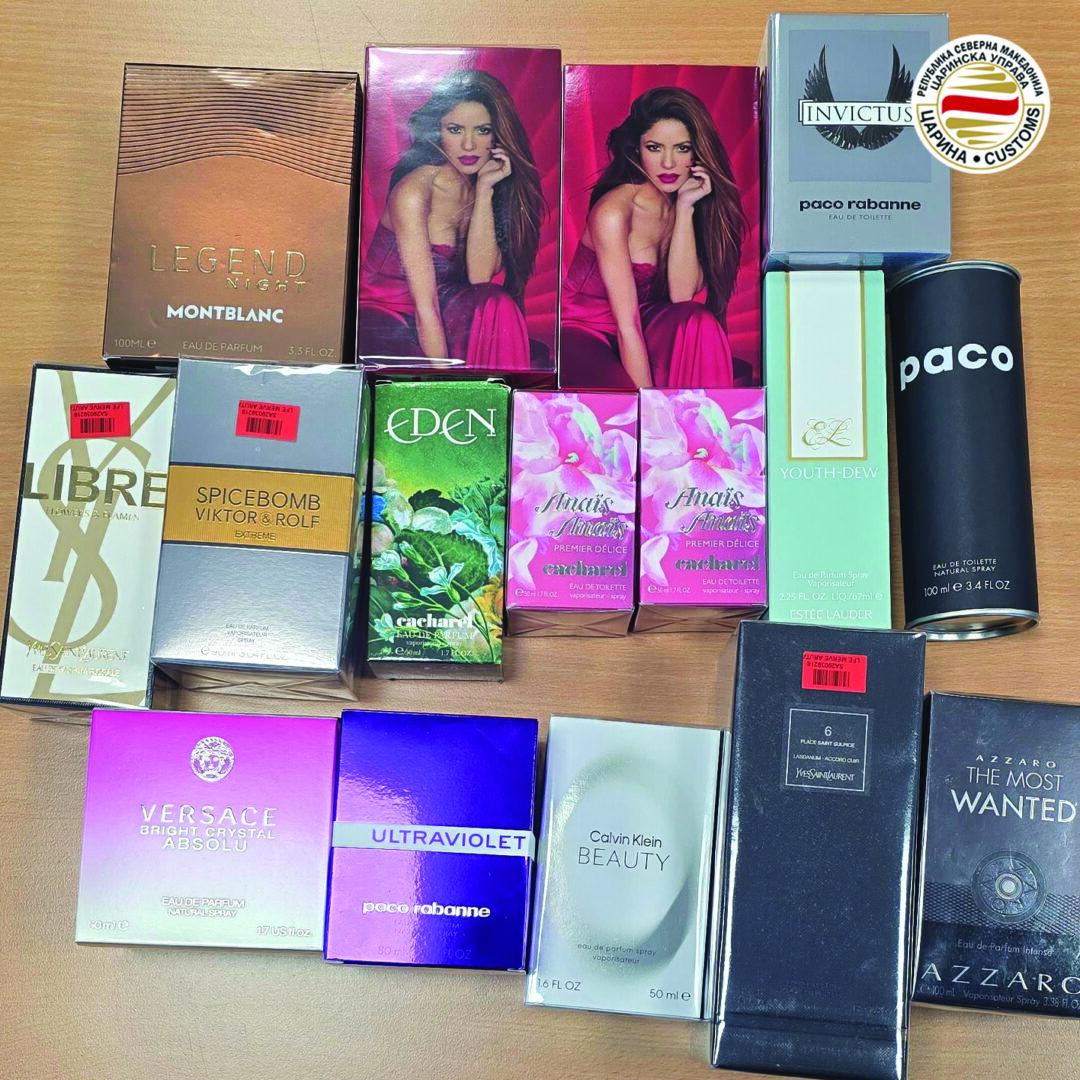 Спречени обиди за шверцување облека и парфеми со потписи на познати трговски марки, суплементи за миленици