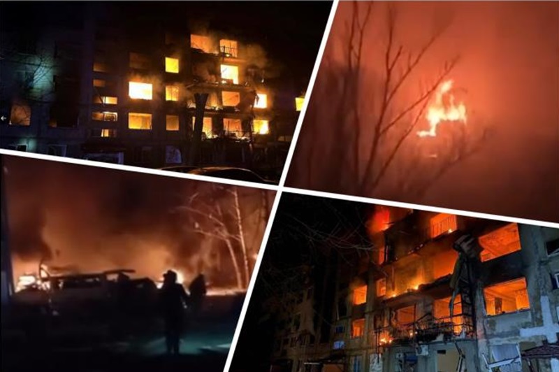ФОТО+ВИДЕО: Русите извршија повеќе напади, има многу жртви, се бројат загинати и ранети