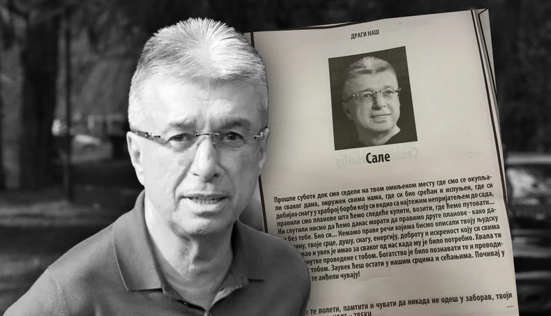 „Седевме на твоето омилено место, како без тебе, секогаш ќе те сакаат твоите Маре, Боле, Тоза, Коле и Звеки“: најблиските пријатели на Саша Поповиќ се простија од него