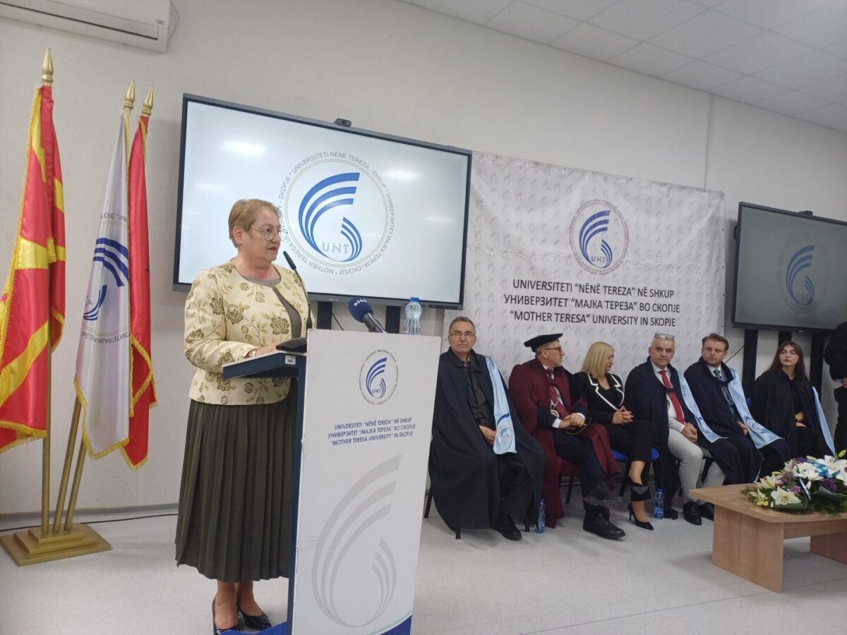 Јаневска: Со буџет од 34 милиони евра, Владата ќе ја поддржи инфраструктурната модернизација на Универзитетот „Мајка Тереза“