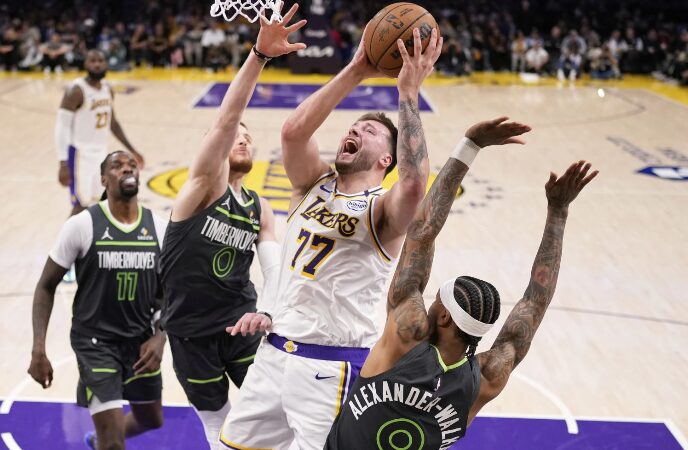 (Видео) Дончиќ не може сам, брејк на Минесота во Лос Анџелес