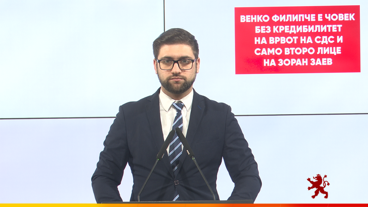 (Видео) Манасиевски: Венко Филипче е човек без кредибилитет на врвот на СДС и само второ лице на Зоран Заев