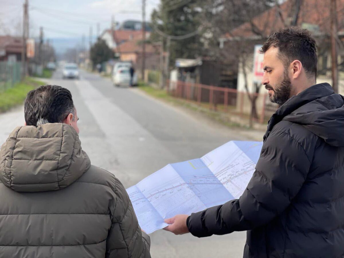 Крајна фаза од реконструкцијата на улицата Радушка во Ѓорче Петров