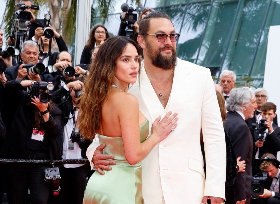 Џејсон Момоа и 12 години помладата актерка привлекоа внимание на Канскиот филмски фестивал