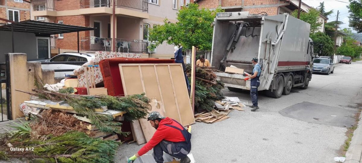 Акција за собирање кабаст отпад во Општина Ѓорче Петров