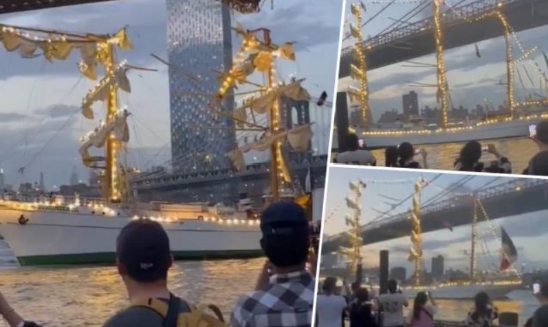 (Видео) Трагедија во Њујорк откако брод удри во мост, двајца загинати