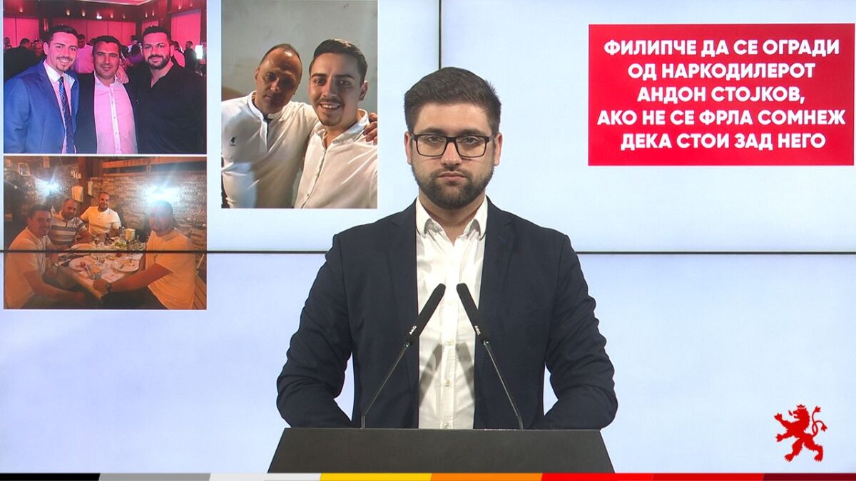 (Видео) „Филипче да се огради од наркодилерот Андон Стојков“, бара Манасиевски