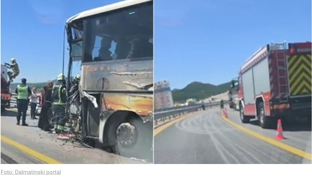 Дванаесет лица се полесно повредени во судирот помеѓу двата автобуси во Хрватска
