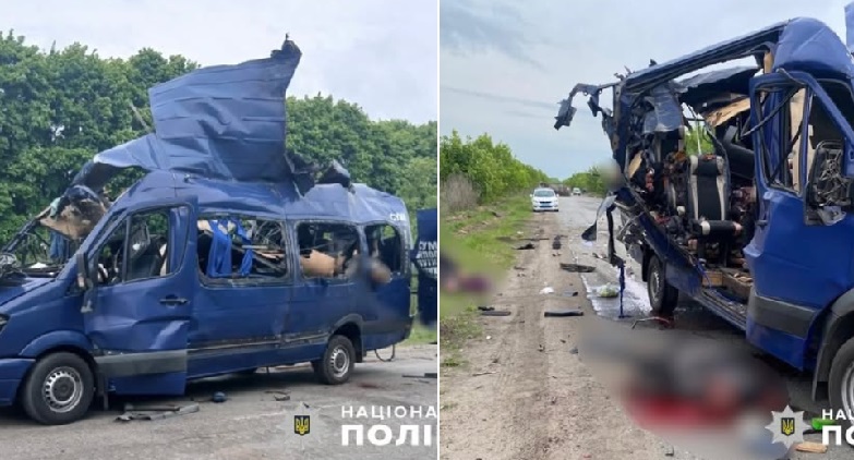 Девет мртви откако руски дрон удри директно во патнички автобус