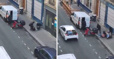 Објавено видео од обидот за киднапирање на ќерката на крипто магнат во Париз