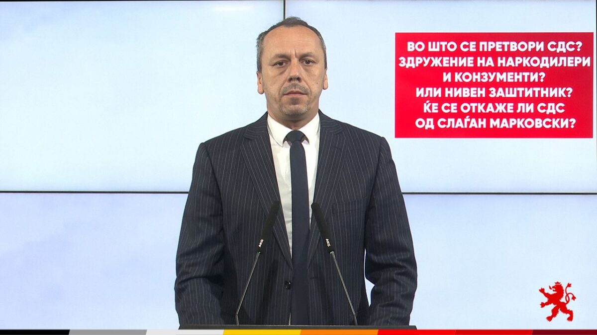 Петрушевски: Венко Филипче и СДС молчат за трет партиски активист фатен со дрога