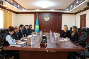 Средба на министерката Божиновска со казахстанскиот министер за енергетика Аккенженов