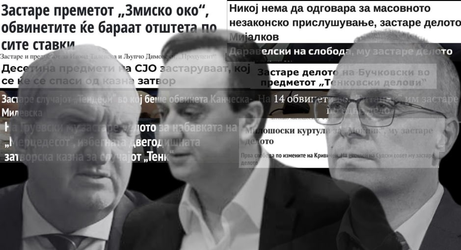 „Кога на моќниците ќе им застаруваат криминалите – сетете се дека ВМРО-ДПМНЕ не гласаше за крај на таквата неказнивост“, велат од партијата Левица