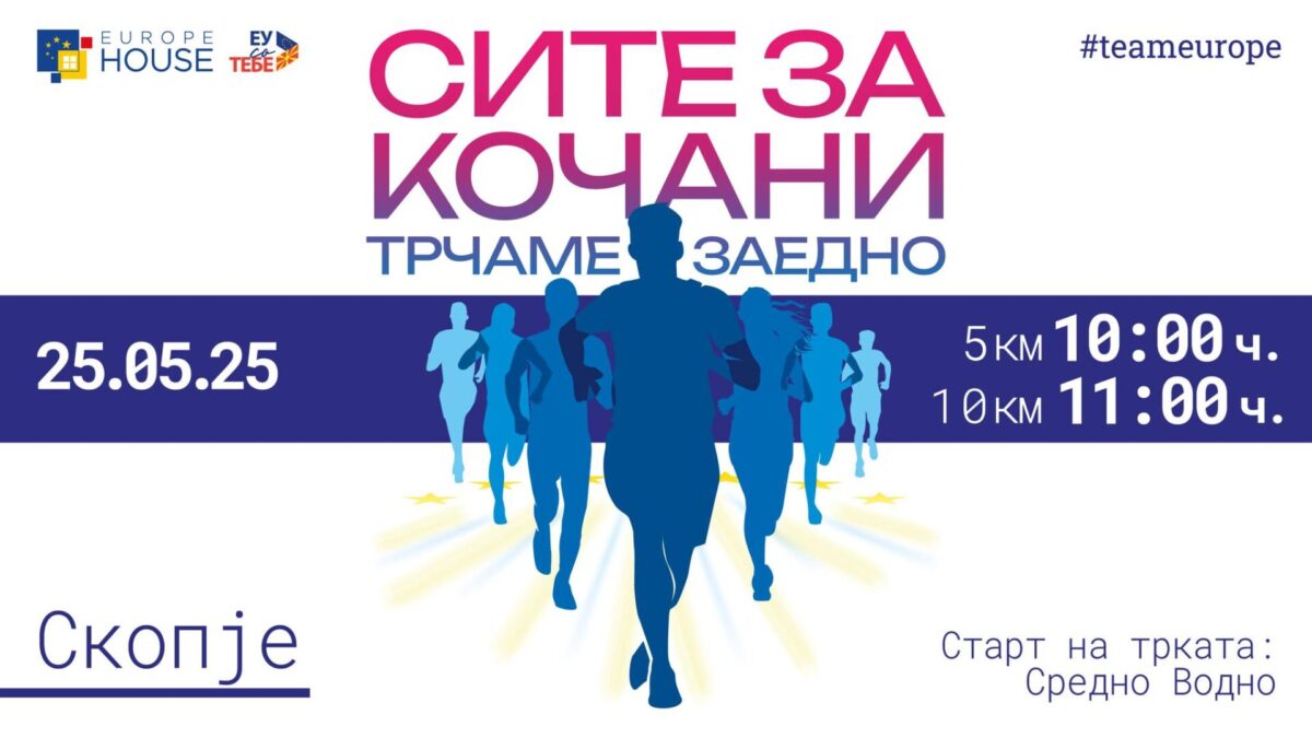 „Сите за Кочани – трчаме заедно“ – хуманитарна трка утре во Скопје