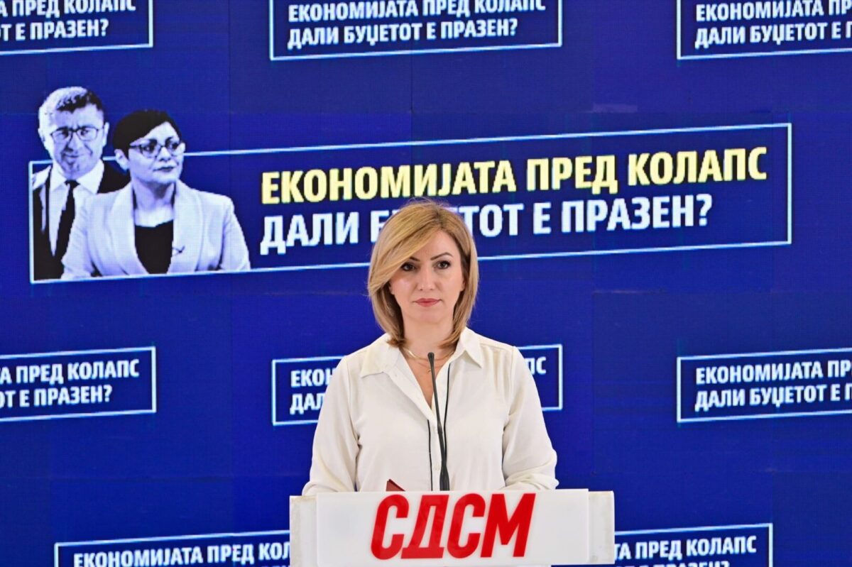 (Видео) Дали Македонија е пред државен банкрот, прашува Кузеска