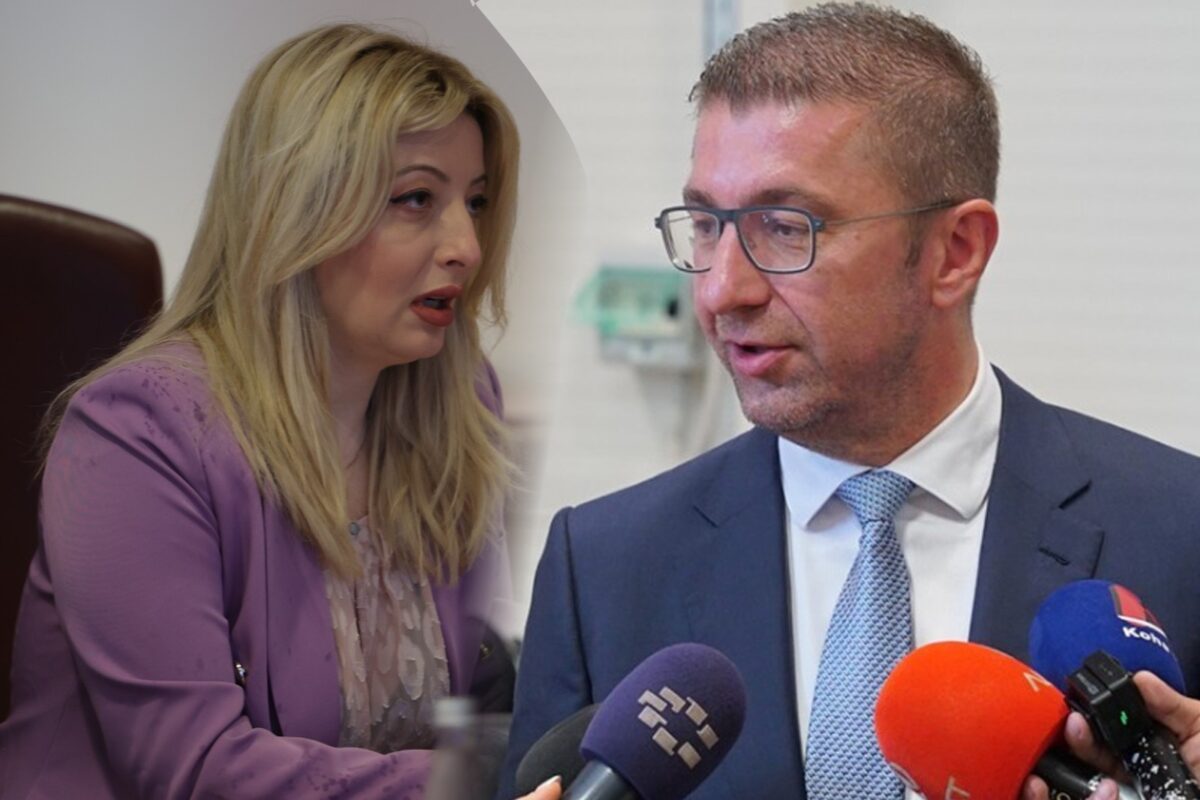 (Видео) Има вистина во изјавите дека Арсовска се користи како инструмент од ДУИ за дестабилизација пред изборите, вели Мицкоски