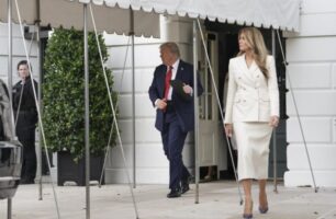 (Фото) Меланија Трамп се смета за една од најдобро стилизираните жени во светот, што таа го докажува секој ден