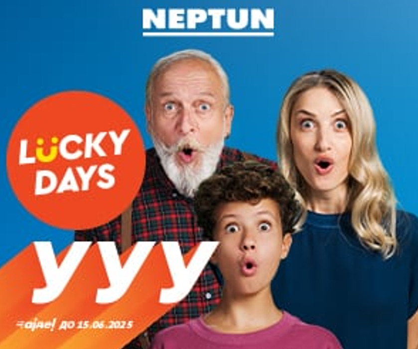 „Lucky Days“ во НЕПТУН – Попустите се толку големи што ќе купиш сè што ти треба!