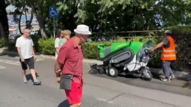 Бугарски Несебар ќе го одржува чист Стариот град со електрична машина од ГМ на Брако