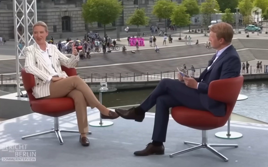 (Видео) Интервјуто со шефицата на АфД се покажа како голем дебакл