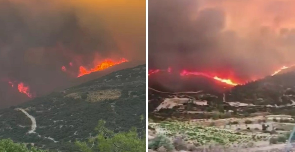 (Видео) Огромен пожар беснее на Кипар, две лица загинаа