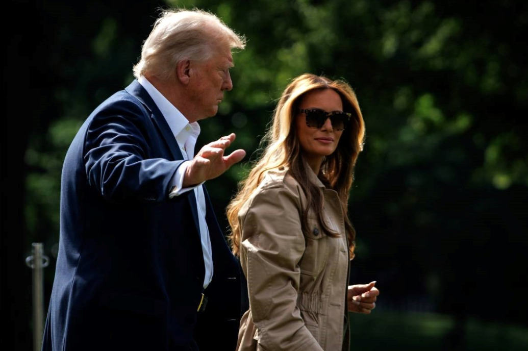 (Видео) Трамп: Ѝ кажувам на Меланија за прекрасниот разговор со Путин, а таа ми кажува дека тој повторно нападнал