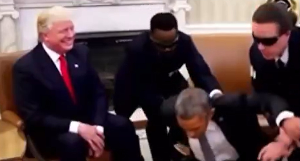 (Видео) Трамп објави видео со вештачка интелигенција од апсење на Обама