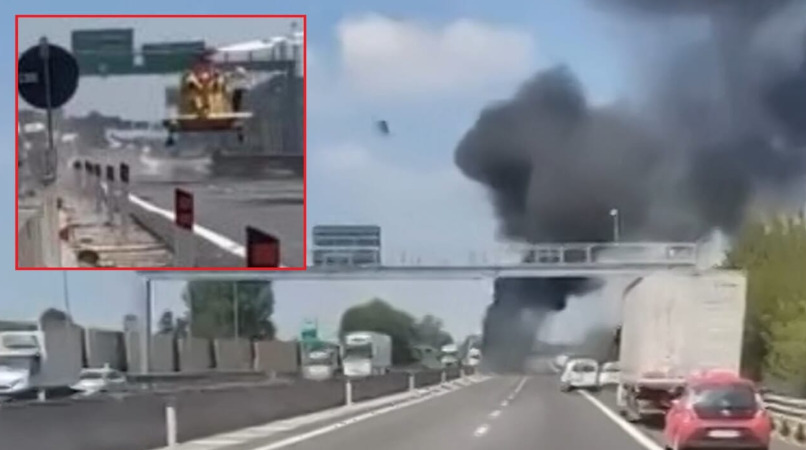 (Видео) Ултралесен авион се урна во Италија, двајца загинати