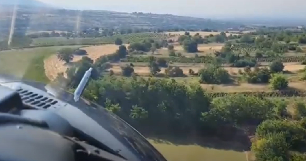 (Видео) Хеликоптерите на МВР со над 70 тони вода го гаснеа пожарот кај Блаце