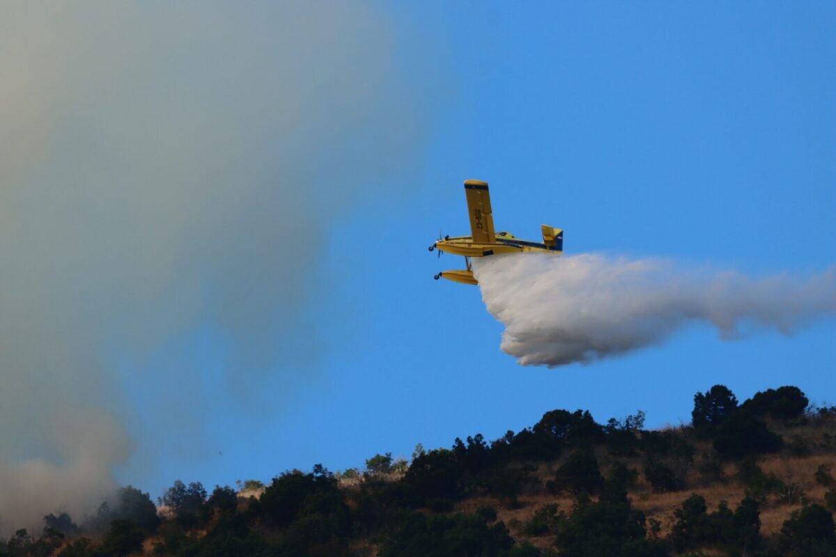 Во Македонија повеќе од 20 пожари на отворен простор