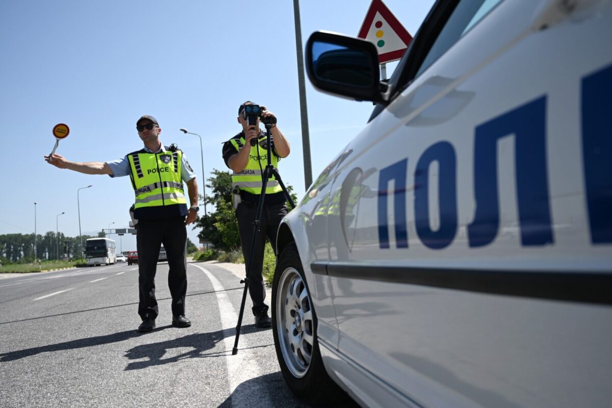 За осум часа 155 сообраќајни прекршоци во Скопје, 51 санкција за возачи на мотоцикл