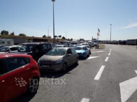 Зголемена фреквенција на возила на ГП Табановце за влез и излез од државата