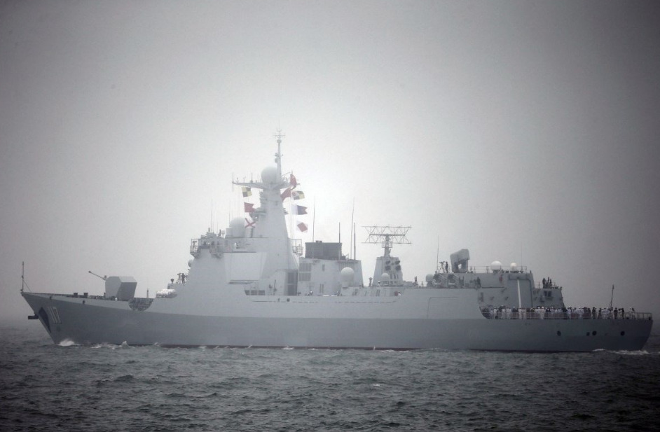 Кинески воен брод со ласер таргетирал германски авион