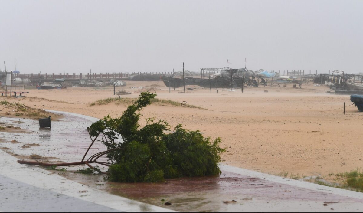 Најмалку петмина загинати во невремето што ја погоди Кина