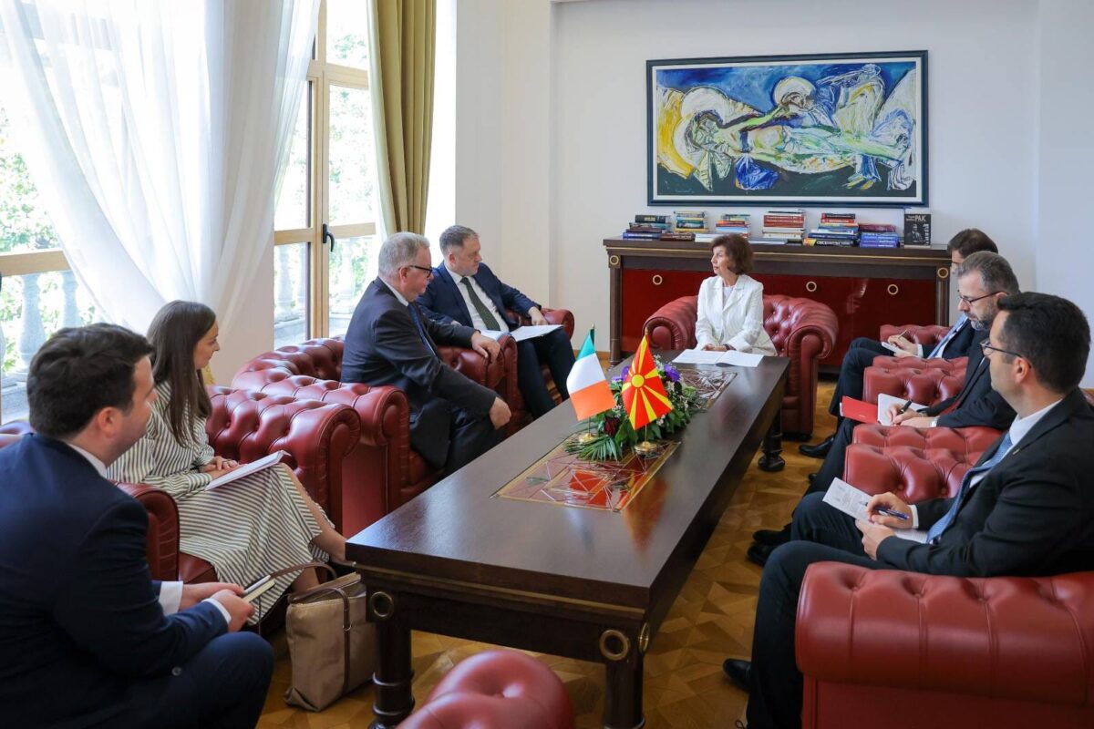 Сиљановска-Давкова-Бирн: изразена надеж дека Ирска  ќе продолжи да се залага за кредибилен процес на пристапување кон ЕУ