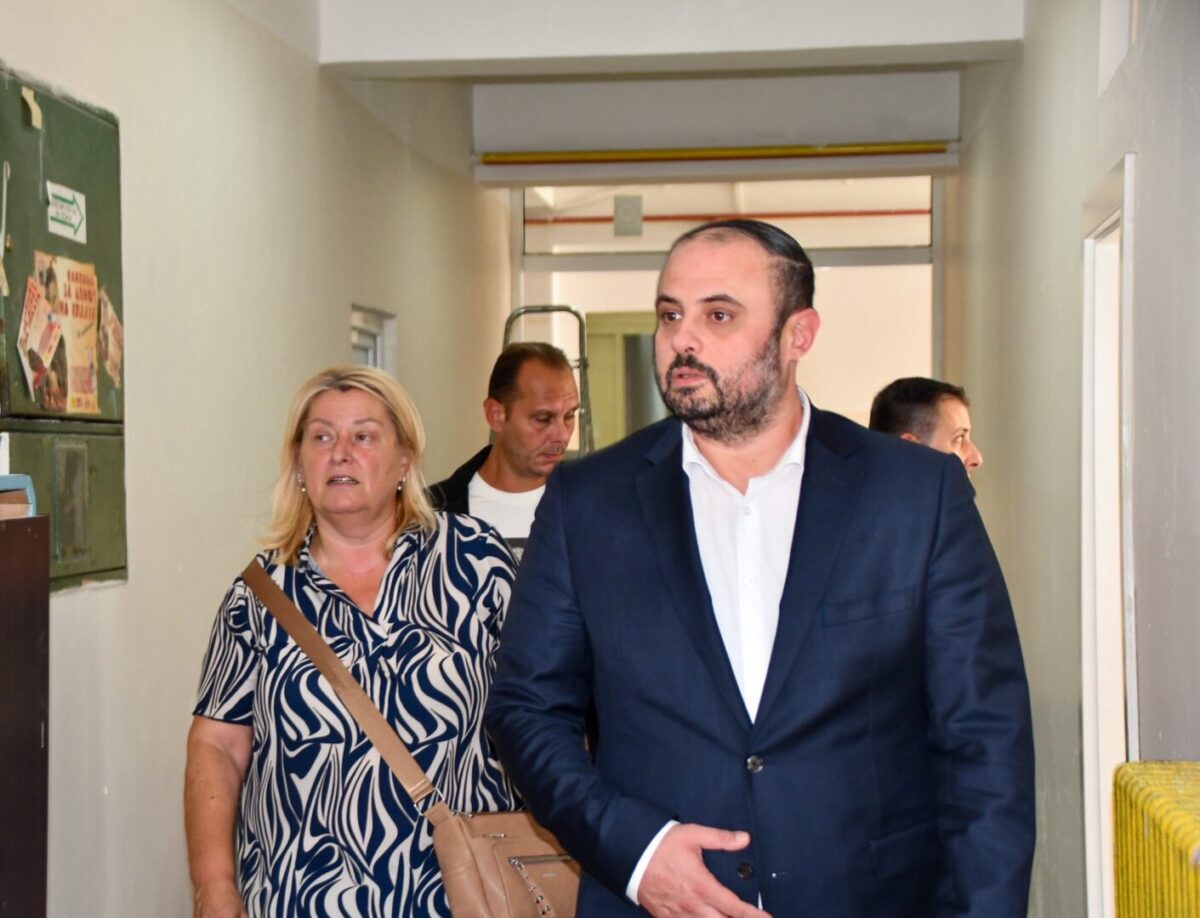 Ѓорѓиевски во увид на реконструкцискиот зафат во ООУ „Круме Кепески”