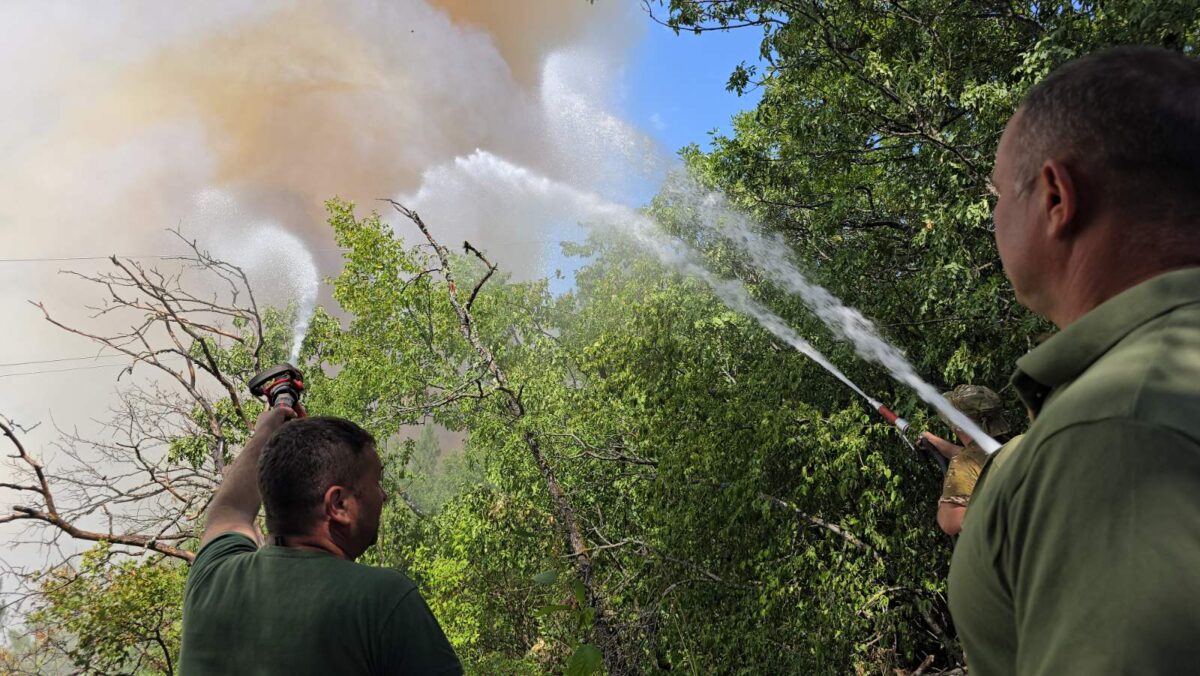 (Видео) Драматично кај Јасен: Спречена катастрофа кога огнот се проширил кон блиските објекти