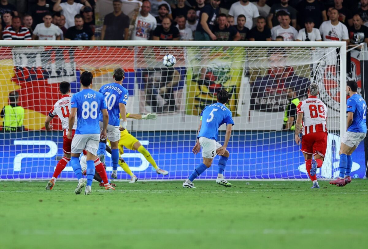 (Видео) Еврогол ја елиминира Црвена звезда од Лигата на шампиони