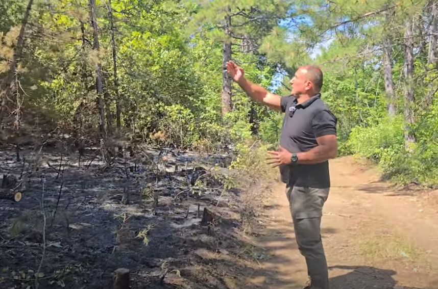 (Видео) Избегната катастрофа кај Брезница, пожарот се движи кон Козјак