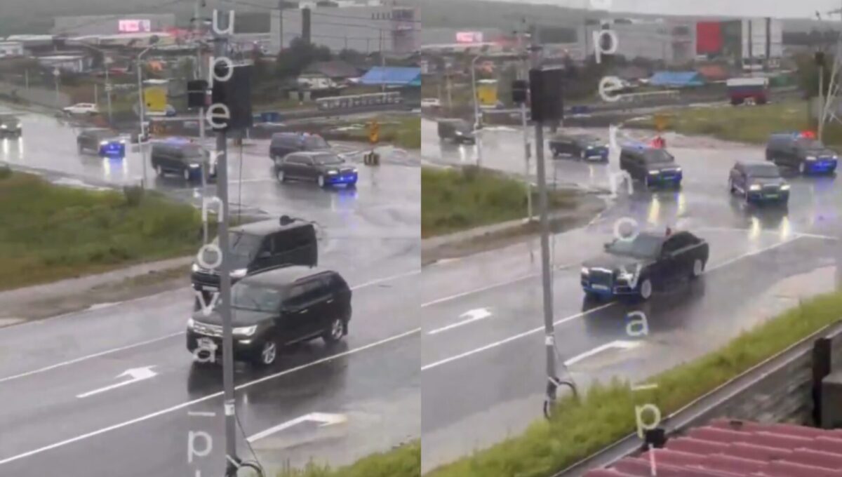 (Видео) Путин оди во САД, снимен неговиот конвој