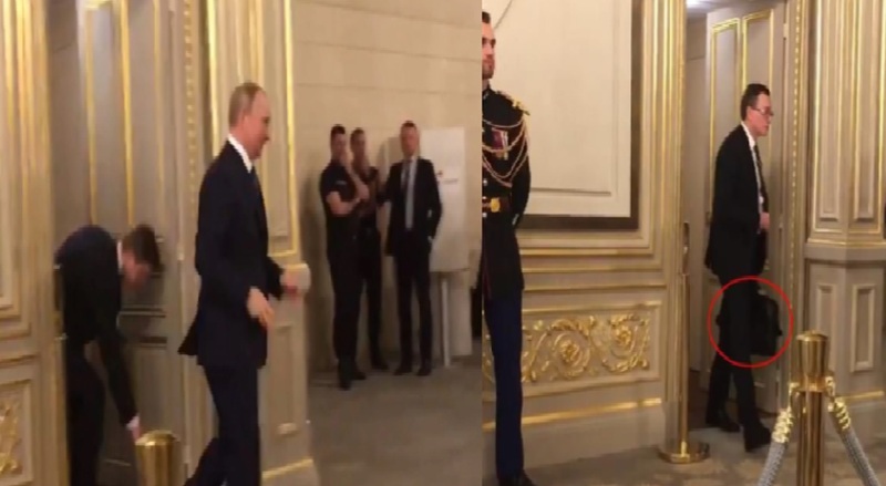 (Видео) Телохранителите на Путин земаат сѐ, дури и урината и изметот на претседателот и го носат во Русија