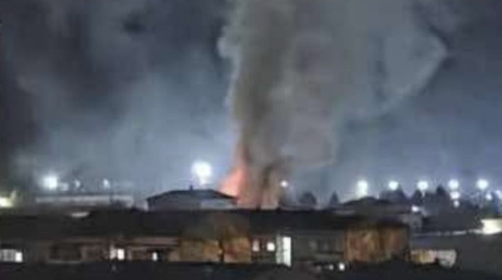 Голем пожар во фабрика во Велес