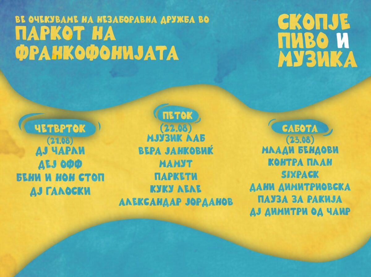 Од 21 август почнува 14. издание на „Пиволенд“ во Скопје