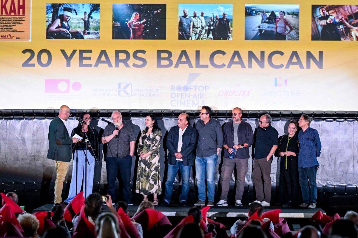 „Балканкан“ прослави 20 години со проекција под отворено небо, режисерот Митревски со видео порака од Малибу