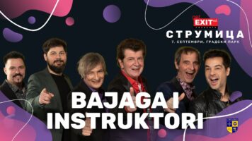 Безвременски рокенрол манифест на Get EXITed забавата: Бајага и Инструктори во Струмица
