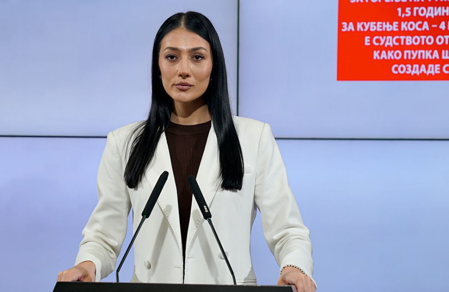 (Видео) Андоновска: Криминалците се шетаат слободни, судиите со два проценти  доверба ја оправдуваат својата послушност кон СДС и ДУИ а народот останува без правда