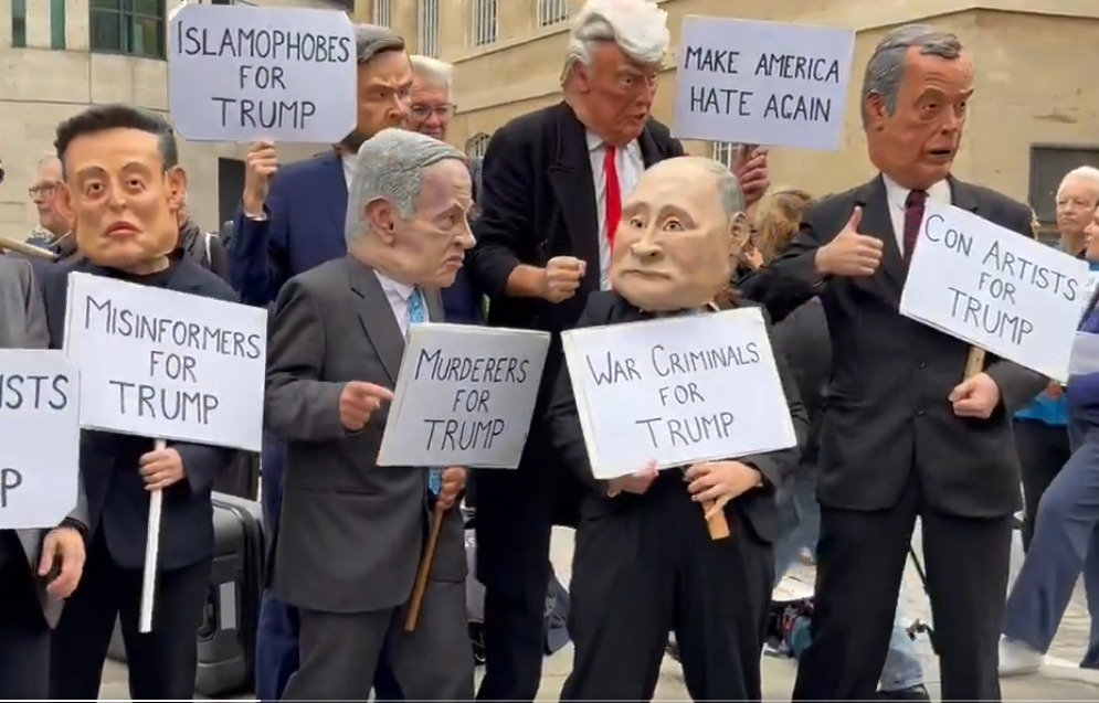 (Видео) Големи протести во Лондон  поради Трамп: „Тој е сè што мразиме“