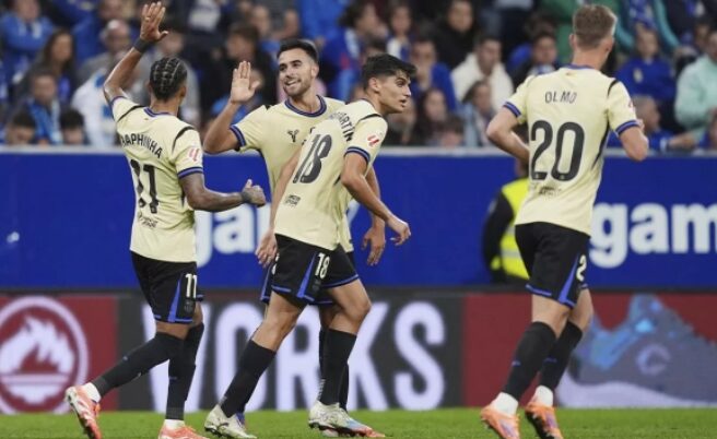 (Видео) Евроголот не го спаси Овиедо од пораз против Барселона