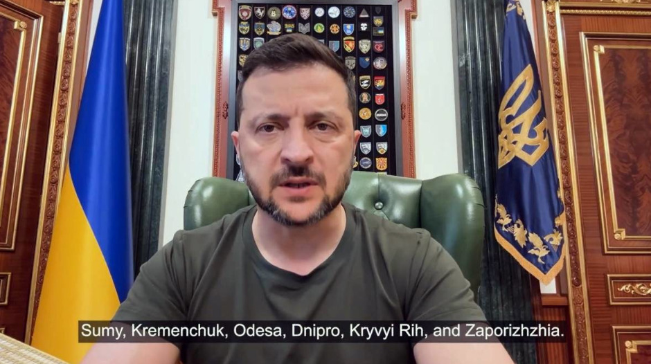 (Видео) Зеленски за најголемиот удар врз Украина досега: Путин го тестира светот
